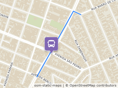 Mapa da parada