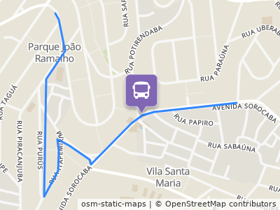Mapa da parada