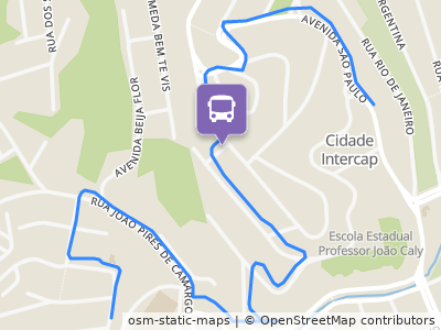 Mapa da parada