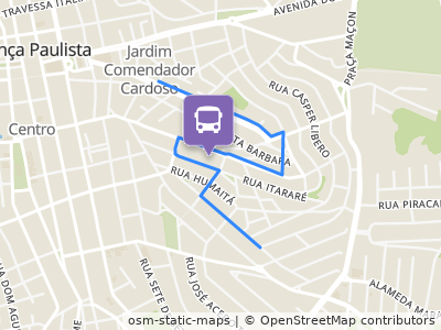 Mapa da parada