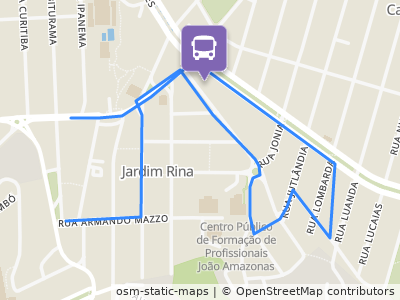 Mapa da parada