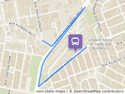 Mapa da parada