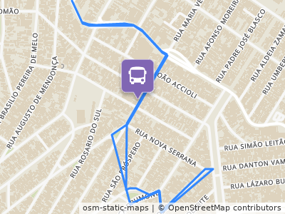 Mapa da parada
