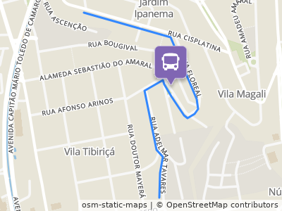 Mapa da parada