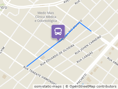 Mapa da parada