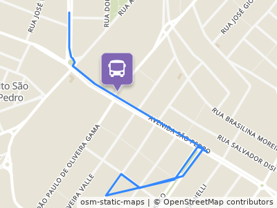 Mapa da parada