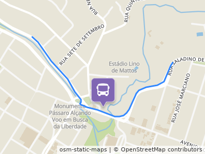 Mapa da parada