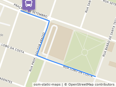 Mapa da parada