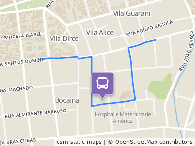 Mapa da parada