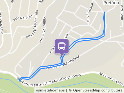 Mapa da parada