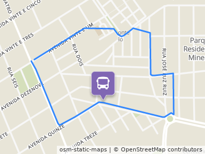 Mapa da parada