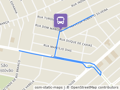 Mapa da parada