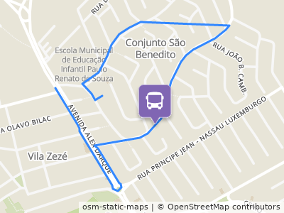 Mapa da parada