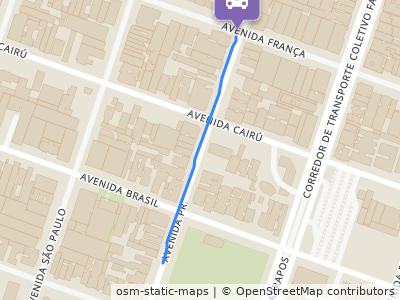 Mapa da parada