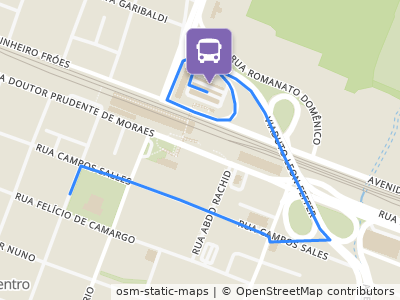 Mapa da parada