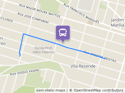 Mapa da parada