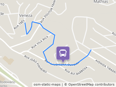 Mapa da parada