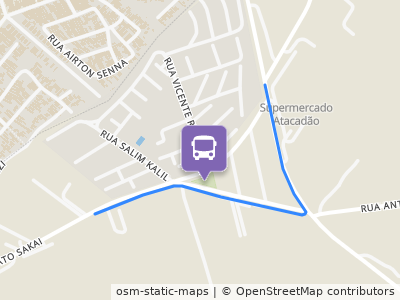 Mapa da parada