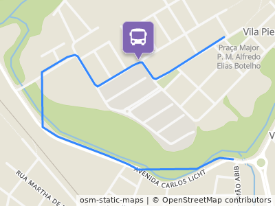 Mapa da parada