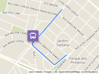 Mapa da parada