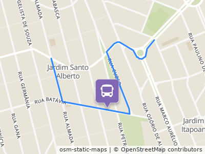 Mapa da parada