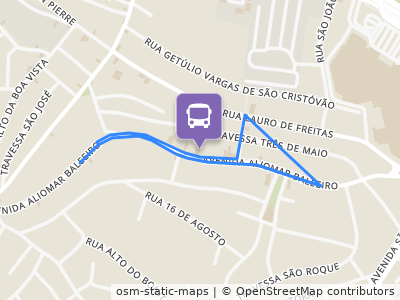 Mapa da parada