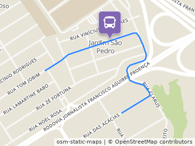 Mapa da parada