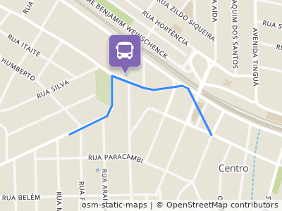 Mapa da parada