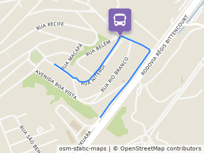 Mapa da parada