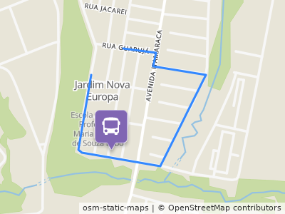 Mapa da parada