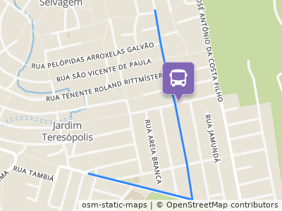 Mapa da parada