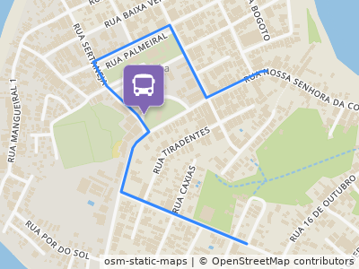 Mapa da parada