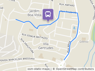 Mapa da parada