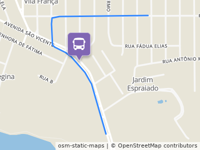 Mapa da parada