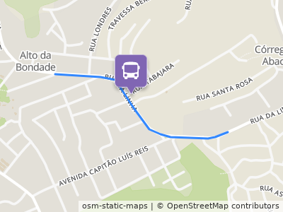 Mapa da parada