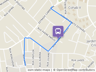 Mapa da parada