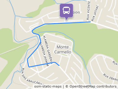 Mapa da parada