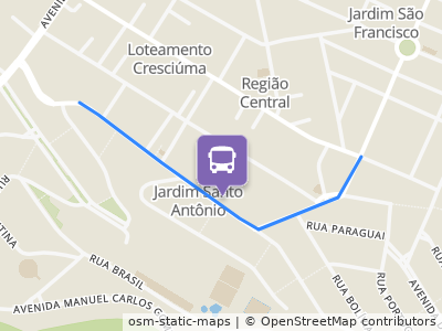 Mapa da parada