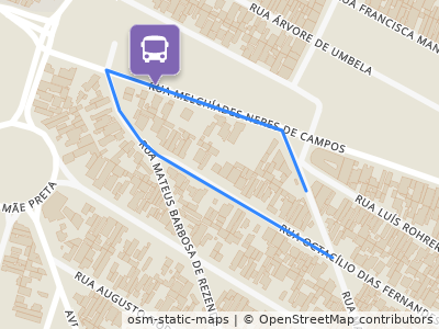 Mapa da parada