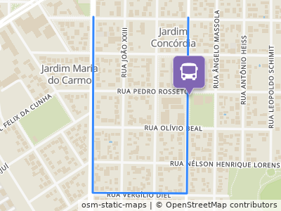 Mapa da parada