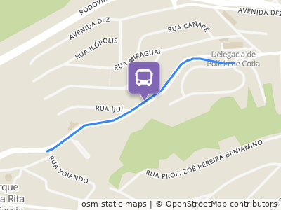 Mapa da parada