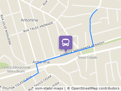 Mapa da parada