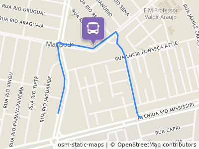 Mapa da parada