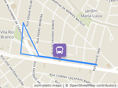 Mapa da parada