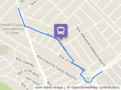Mapa da parada