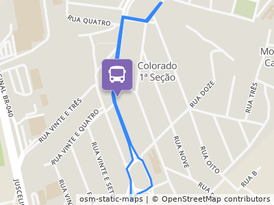 Mapa da parada