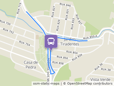 Mapa da parada