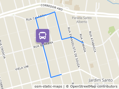 Mapa da parada