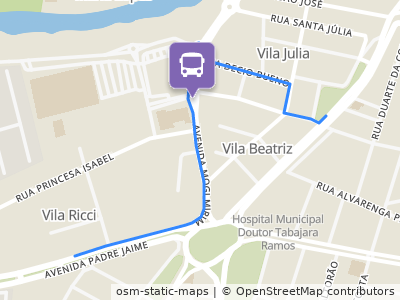 Mapa da parada