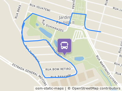 Mapa da parada